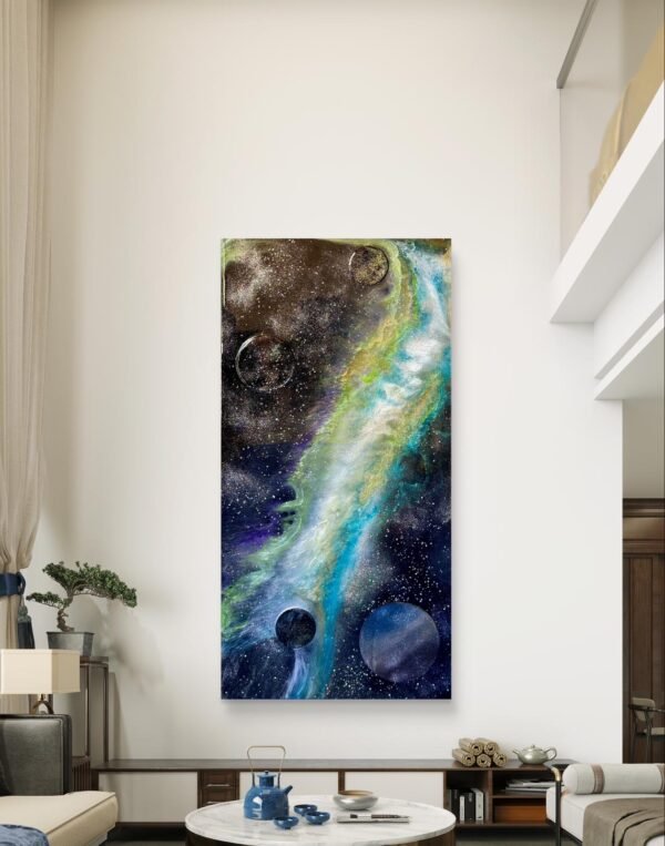 "Celestial Voyage" 48x24 - Image 4