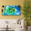 "Emerald Archipelago" 48x24 - Image 2