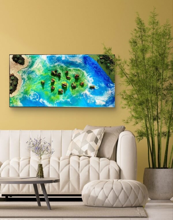 "Emerald Archipelago" 48x24 - Image 2