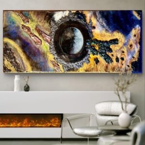 “Eclipse in the Cosmos” 84×32