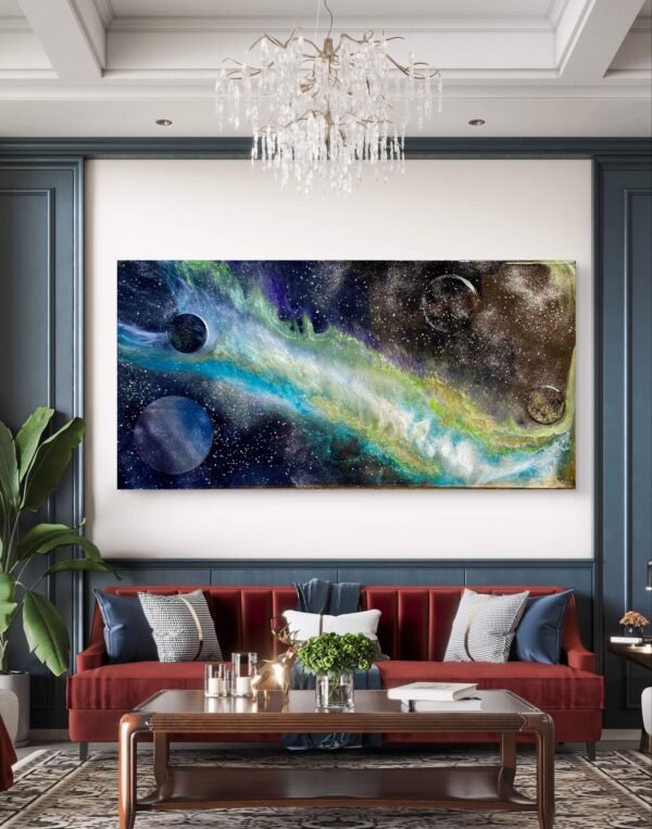 "Celestial Voyage" 48x24 - Image 3