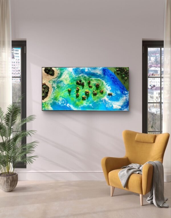 "Emerald Archipelago" 48x24 - Image 3