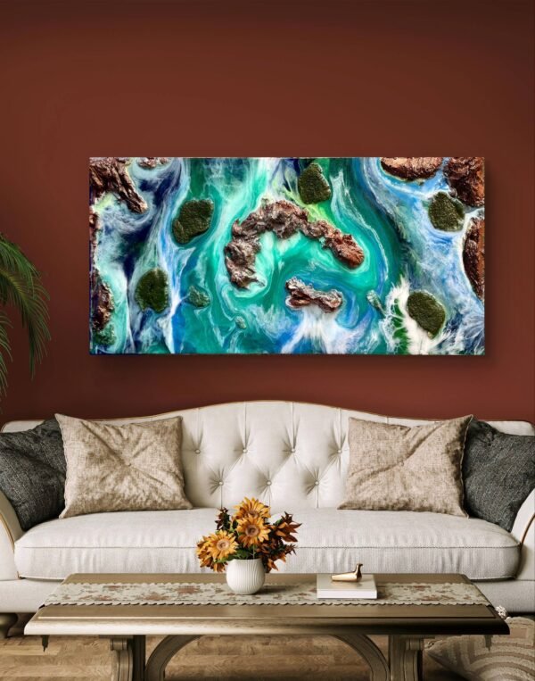 "Tidal Symphony" 24x12 - Image 2