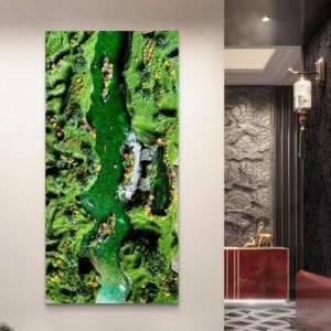 “Emerald Serenity” 26×48